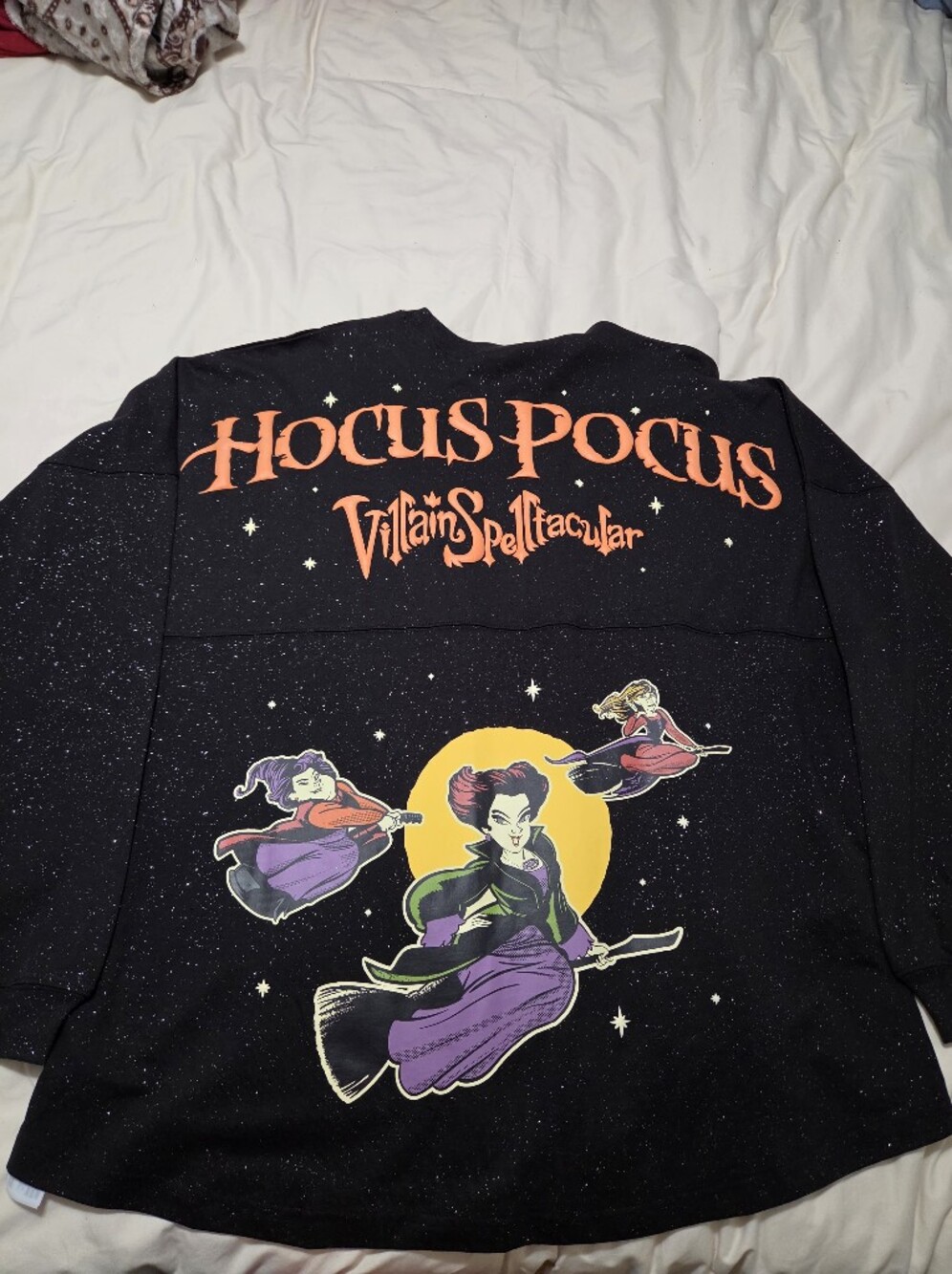 Disney Black Glitter "Hocus Pocus Villain Spelltacular"NEW 2023